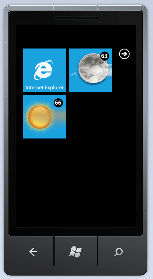 Secondary Live WX Tiles with Temp Secondary Live WX Tiles with Temp